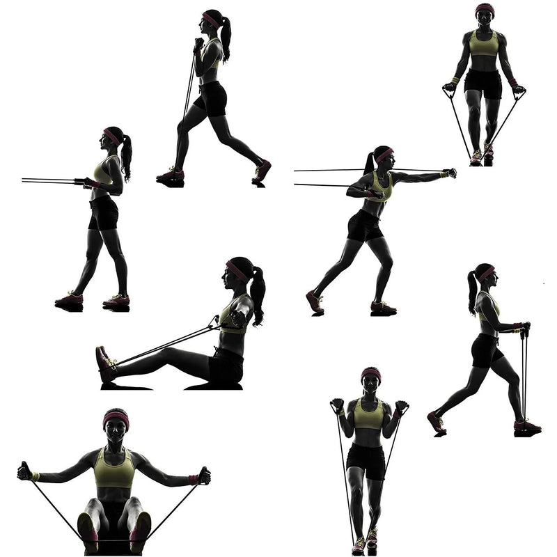 Kit 11 Elastics Extensor multifuncional Fitness