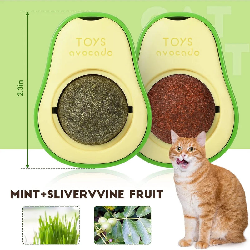 Abacate De Brinquedo Para Gatos Com Catnip Erva Gato Natural para gatos